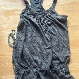 Wet Seal Embellished Racerback Tank (XL)